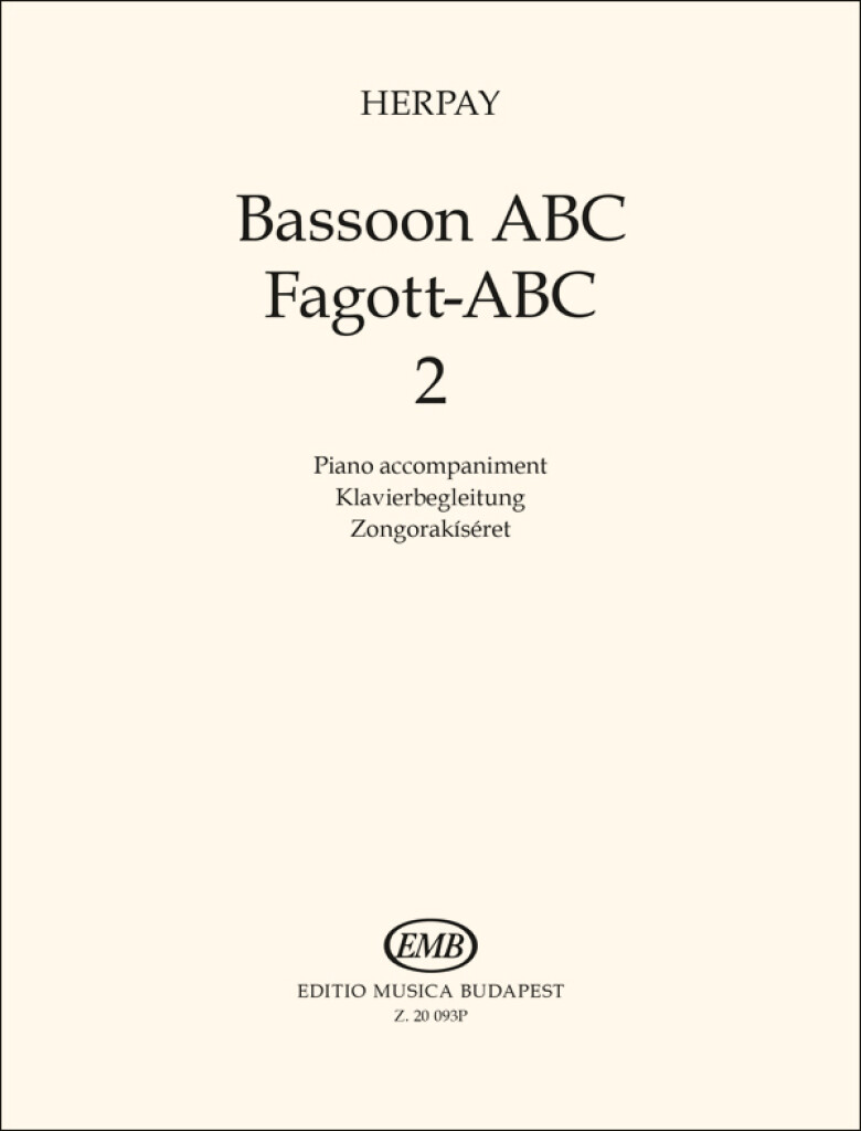 Bassoon ABC 2 Piano Accompaniment