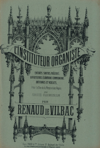 L'Instituteur Organiste (VILBAC RENAUD DE)