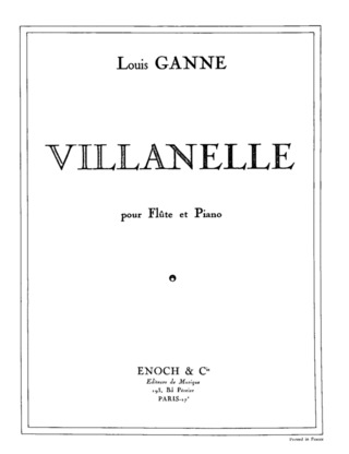 Villanelle (GANNE LOUIS)