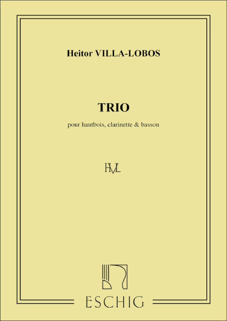 Trio Pour Hautbois Clarinette And Basson Pties (1921)