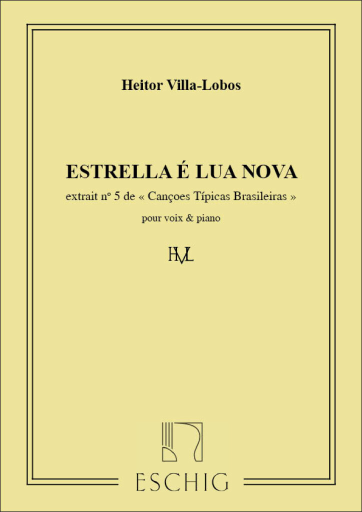 Chansons Typiques Bresilienne N 5 (Estrella E Lua Nova)