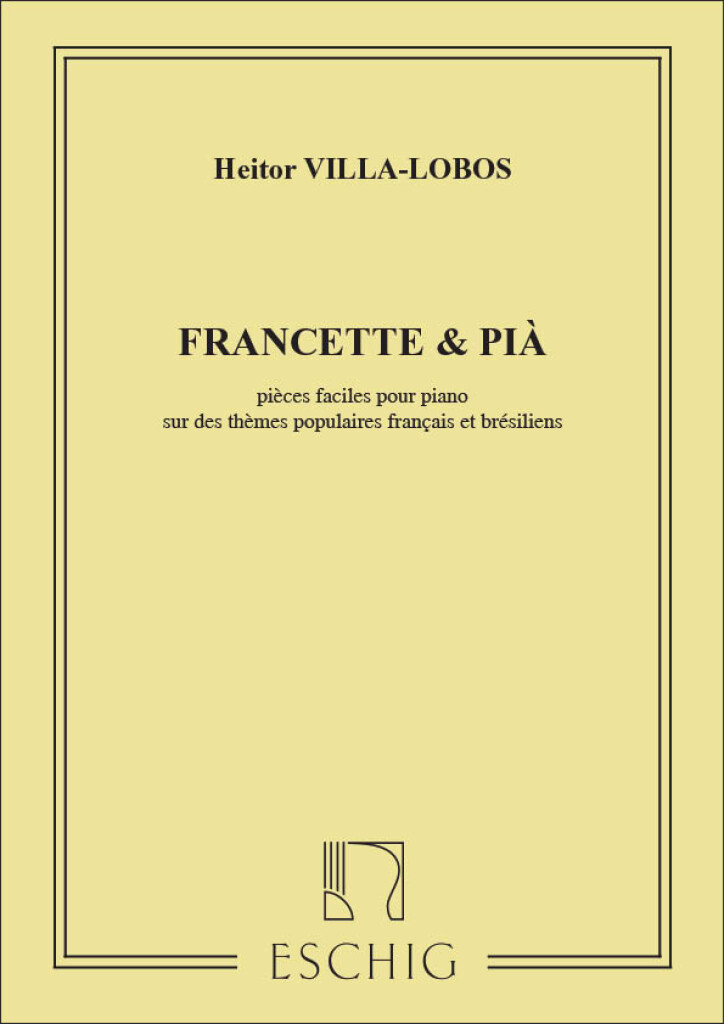 Villa-Lobos Franc. And Pia N 7 Piano (Francette Est Triste)