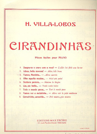 Villa-Lobos Cirandinhas N 3 Piano (Vamos Vaninha..Allonsoeurette..)