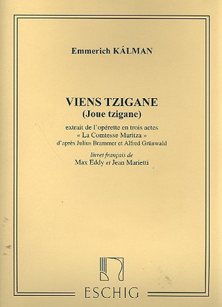 Comtesse Maritza N 4: Viens Tzigane (Joue Tzigane) C/Piano