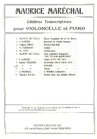 Sorobaca Violoncelle/Piano