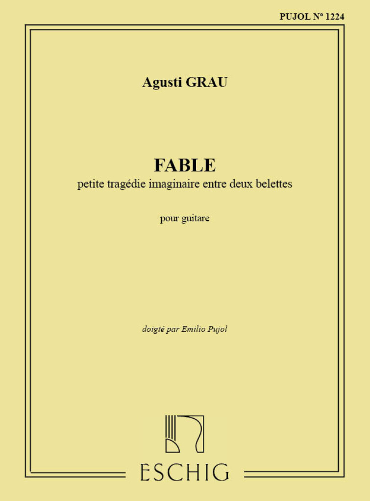 Fable (Pujol 1224) Guitare