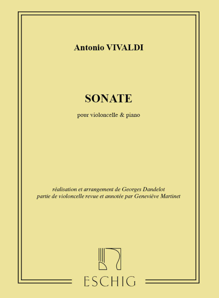 Sonate Violoncelle/Piano