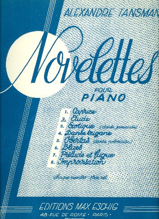 Novelette N 2 Etude Piano