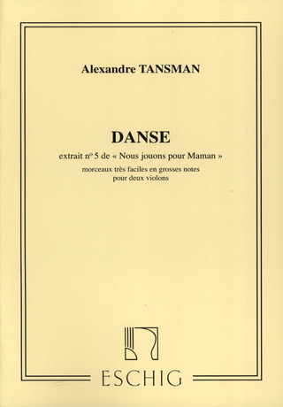Danse (TANSMAN ALEXANDRE)