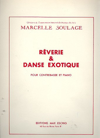 Rêverie And Danse Cb/Piano