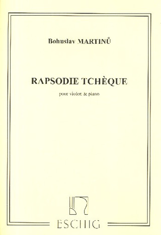 Rhapsodie Tcheque, Pour Violon Et Piano