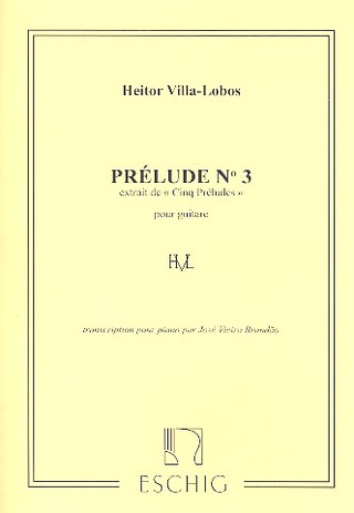 Villa-Lobos Prelude N 3 Piano