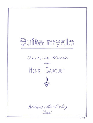 Suite Royale Clavecin (SAUGUET HENRI)