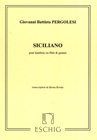 Sicilienne Flûte/Guitare (PERGOLESI GIOVANNI BATTISTA)