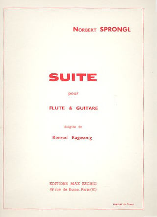 Suite Flûte Et Guitare (SPRONGL NORBERT)