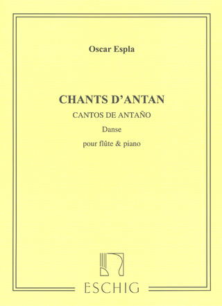 Chants D'Antan Flûte/Piano