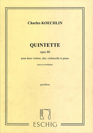 Quintette Op. 80 Ption