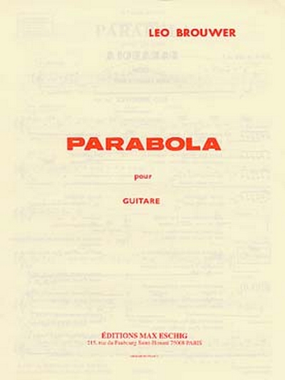 Parabola Guitare (BROUWER LEO)