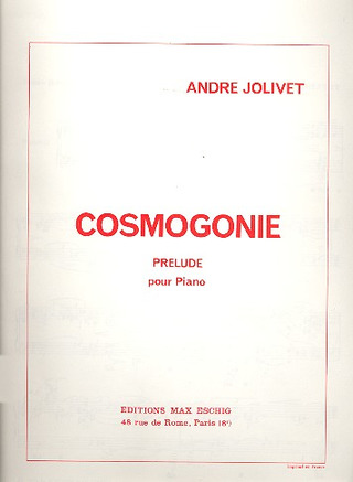 Cosmogonie Piano (Prelude) (1938