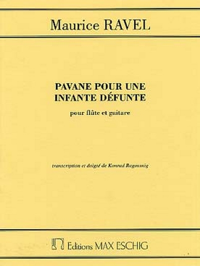 Pavane Pour Une Infante Defunte Flûte/Guitare (RAVEL MAURICE)