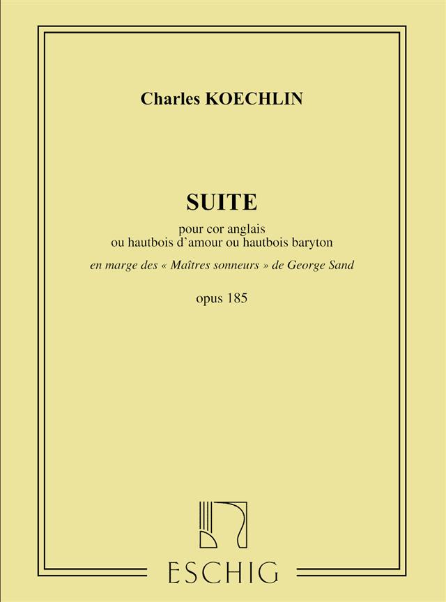 Suite Op. 185 Cor Anglais Seul