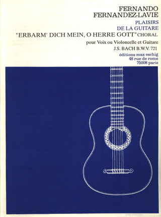 Choral Bwv 721 Violoncelle/Guitare (Erbarm..Trans. F.Lavie