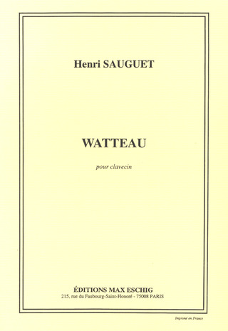 Watteau Clavecin (SAUGUET HENRI)