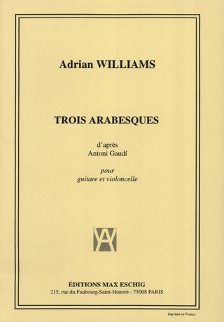 3 Arabesques Violoncelle/Guitare (WILLIAMS)