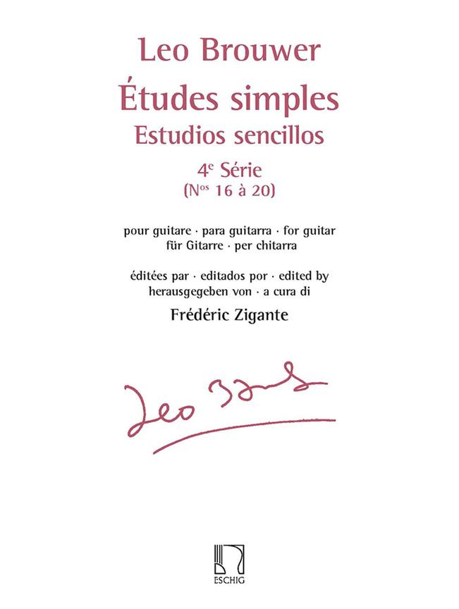 Etudes Simples - Estudios Sencillos - Série 4