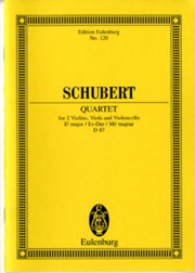 String Quartet Eb Major Op. 125/1 D 87 (SCHUBERT FRANZ)
