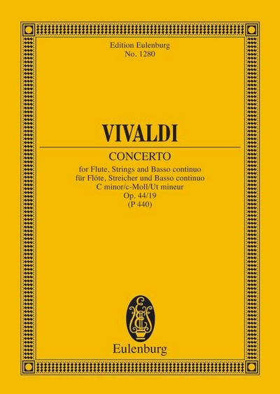 Concerto C Minor Op. 44/19 Rv 441 / Pv 440 (VIVALDI ANTONIO)