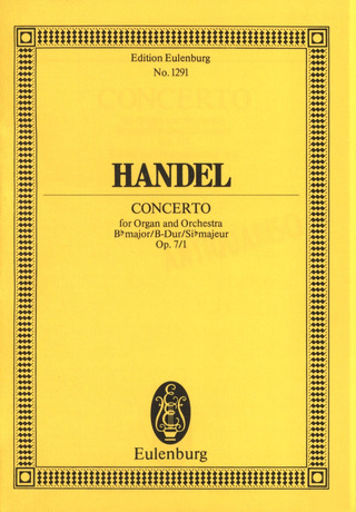Organ Concerto #7 B Major Op. 7/1 Hwv 306