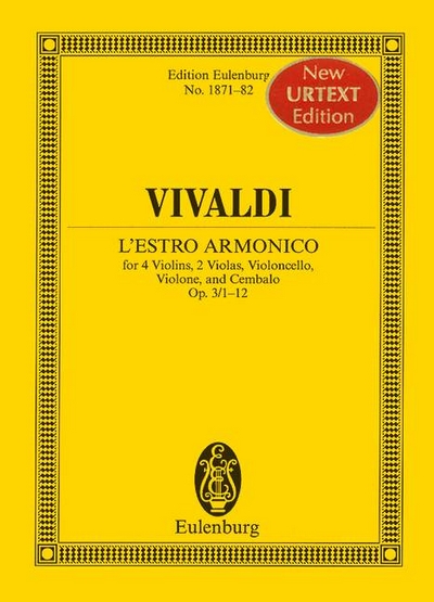 L'Estro Armonico Op. 3/1-12 (VIVALDI ANTONIO)