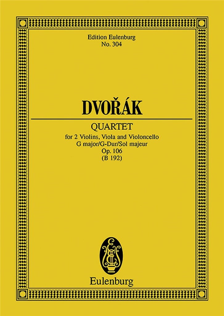 String Quartet Ab Major Op. 105 B 193