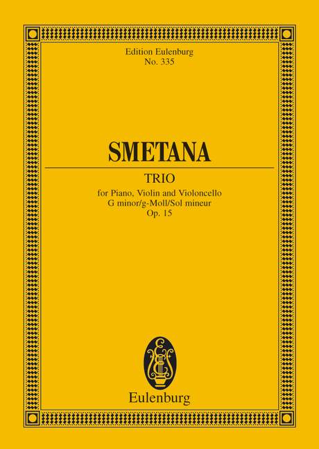 Piano Trio G Minor Op. 15 (SMETANA BEDRICH)
