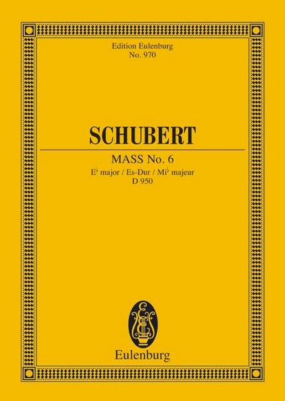 Mass #6 Eb Major D 950 (SCHUBERT FRANZ)