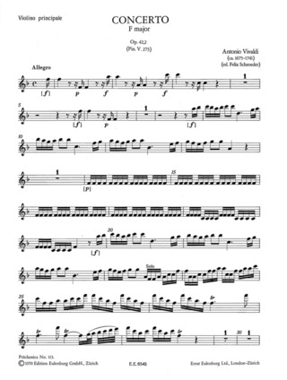 Concert F Major Op. 46/2 Rv 569 / Pv 273