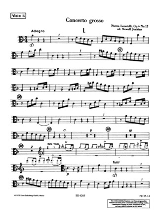 Concerto Grosso F Major Op. 7/12