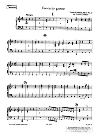 Concerto Grosso F Major Op. 7/12