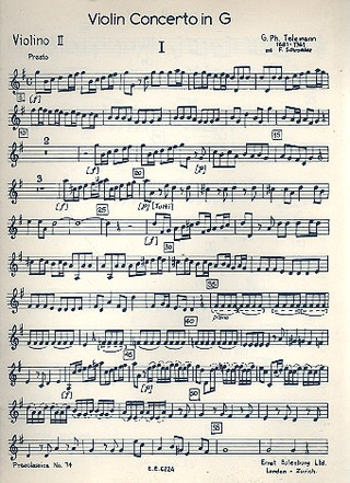 Concerto G Major (TELEMANN GEORG PHILIPP)
