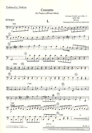 Concerto C Major Op. 44/11 Rv 443 / Pv 79