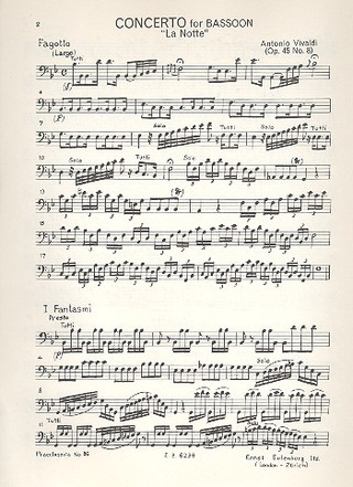 Concerto Bb Major Op. 45/8 Rv 501/Pv 401