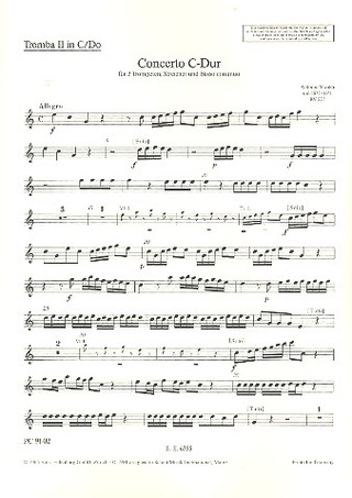 Concerto C Major Op. 46/1 Rv 537/Pv 75 (VIVALDI ANTONIO)