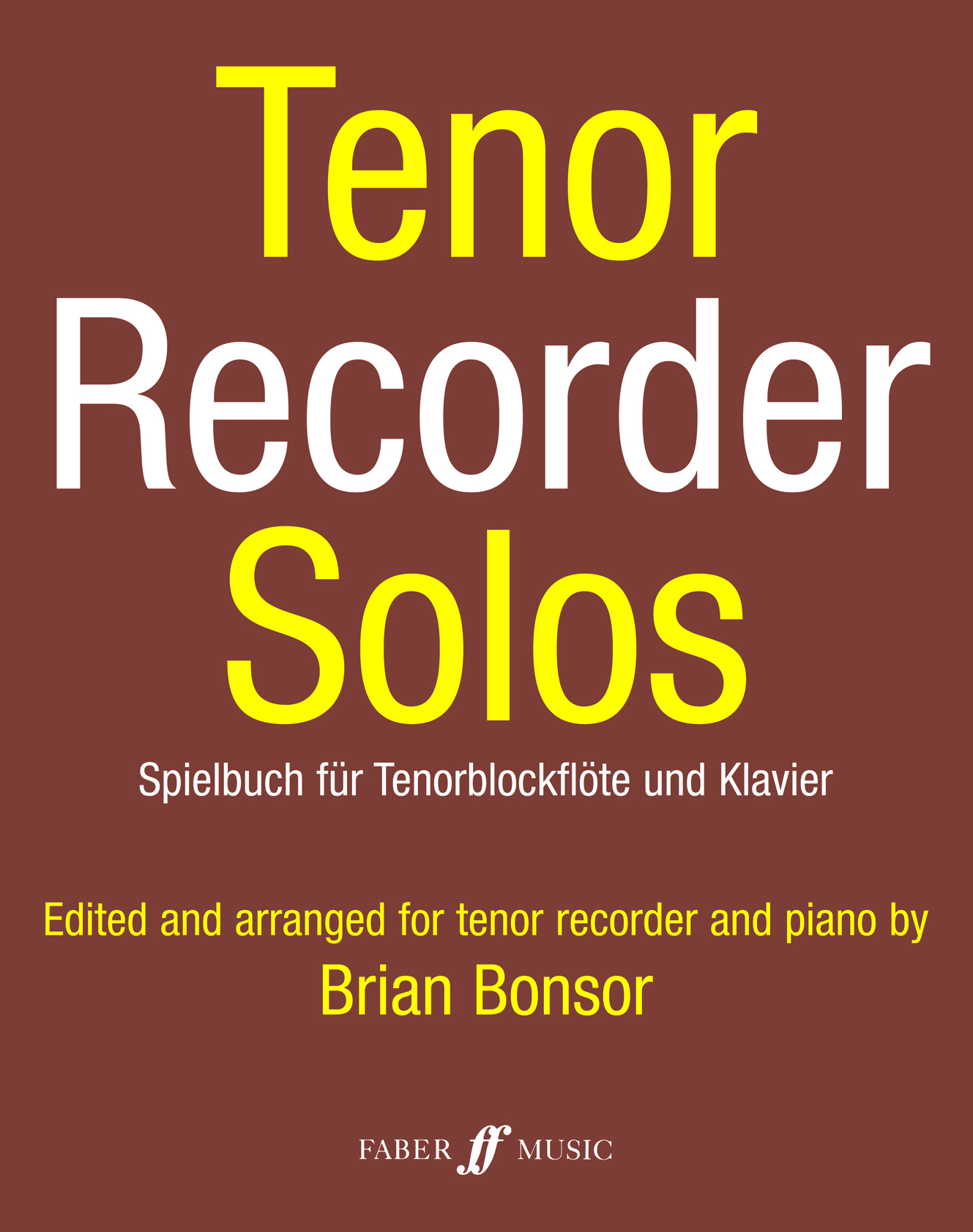 Tenor Recorder Solos (Recorder And Piano) (BONSOR BRIAN)