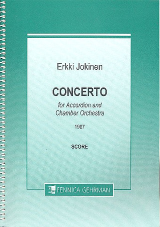 Concerto For Accordion And Chamber Orchestra (JOKINEN ERKKI)