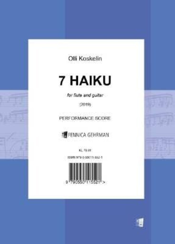 7 Haiku for flute and guitar (KOSKELIN OLLI) (KOSKELIN OLLI)