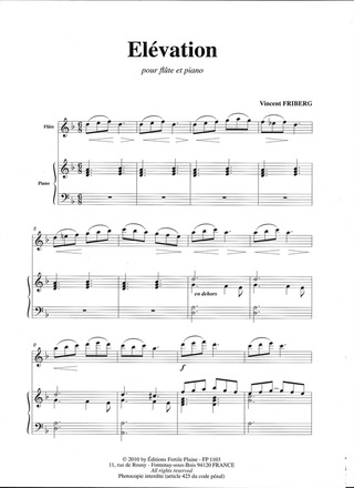 Elevation (Flûte Et Piano)