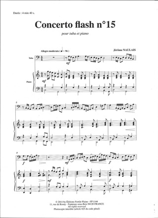 Concerto Flash #15 (Tuba Et Piano)