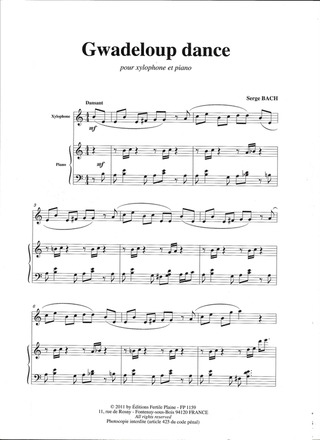 Gwadeloup Dance (Xylophone Et Piano)