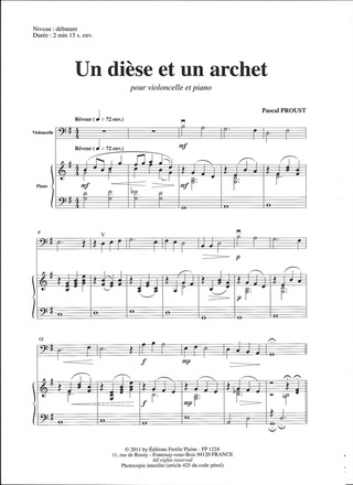 Un Dièse Et Un Archet (Violoncelle Et Piano)